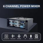 Proreck MX16 6-Channel 2000W Audio Mixer
