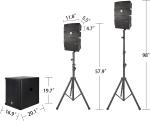 PRORECK 3500W 15" DJ Powered Speaker System