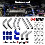 2.5" Universal Turbo Piping Kit with Hoses & Clamps