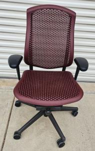 Herman Miller Celle Ergonomic Task Chair - Burgundy