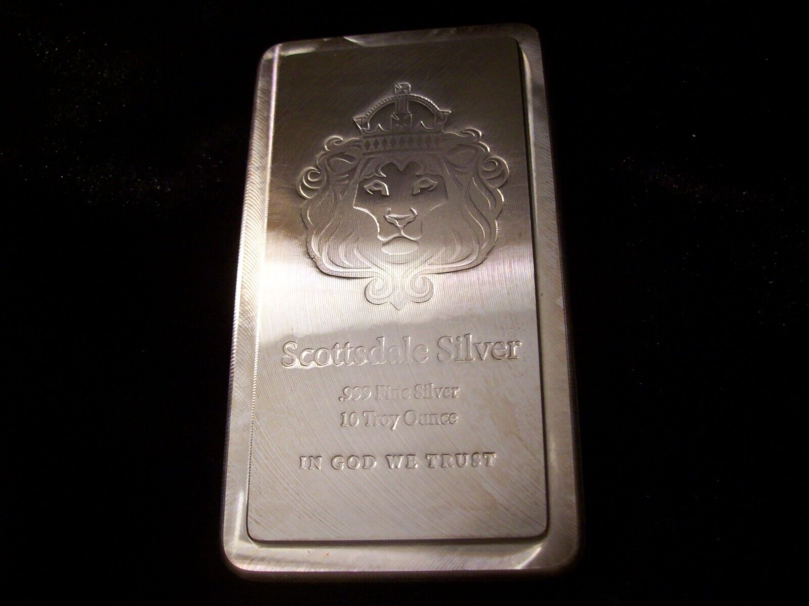 10 oz Scottsdale Mint Stacker Bar / .999 Fine Silver