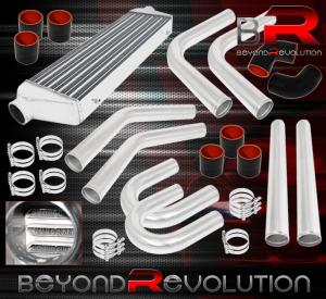 Turbo Charger Intercooler Kit with Piping & Clamps