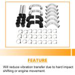 Universal 2.5" Aluminum Intercooler Piping Kit