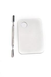 Pree Cosmetics Mixing Plate and Spatula Set