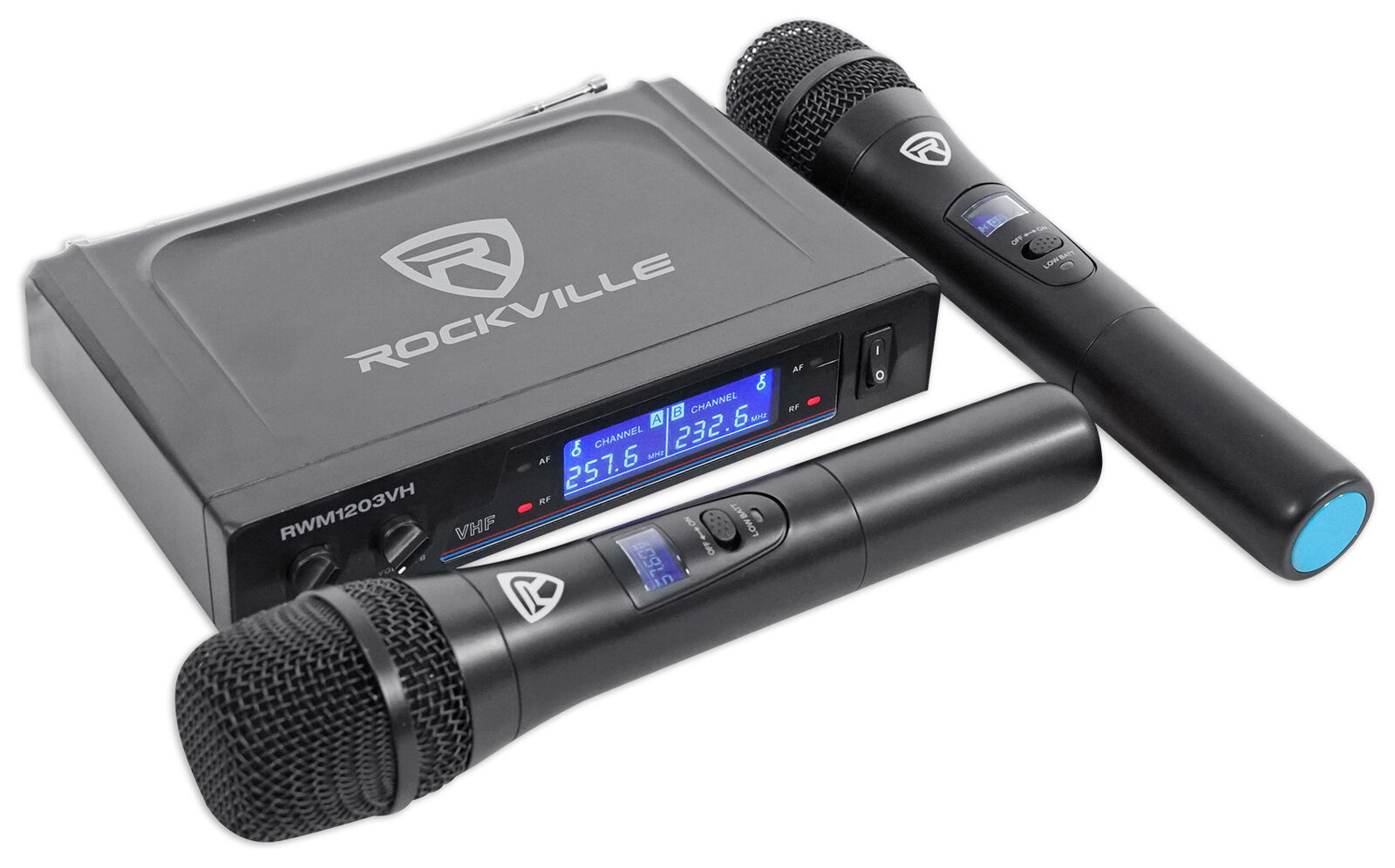 Rockville Karaoke System with Bluetooth & Wireless Mics