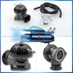 Adjustable Turbo Blow Off Valve with Adapter - Black