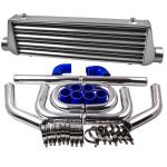 Turbo Intercooler Kit with Aluminum Pipe Hose