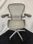 Herman Miller Aeron Titanium Chair Size B Wave Mesh