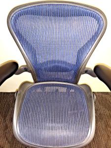 Aeron Chair Size B Cobalt Blue Mesh