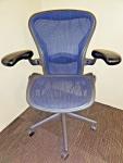 Aeron Chair Size B Cobalt Blue Mesh