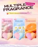 Heart-Shaped Bath Bombs and Perfume Gift Set