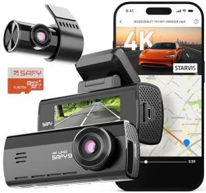 BlackVue SAFY9 4K Dual Dash Cam with Night Vision