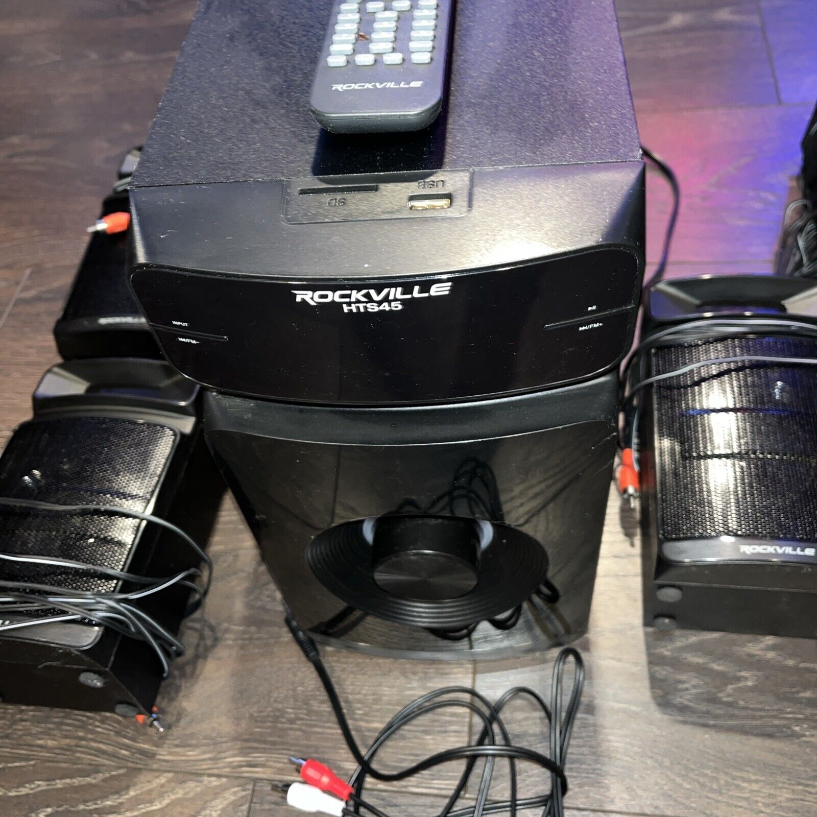 Rockville HTS45 600w 5.1 Home Theater Bluetooth System