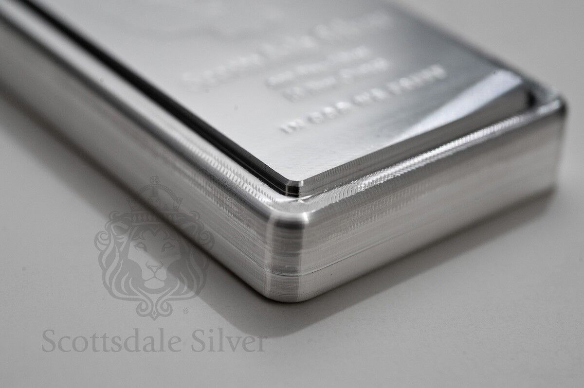 100 oz Silver STACKER® Bars by Scottsdale Mint