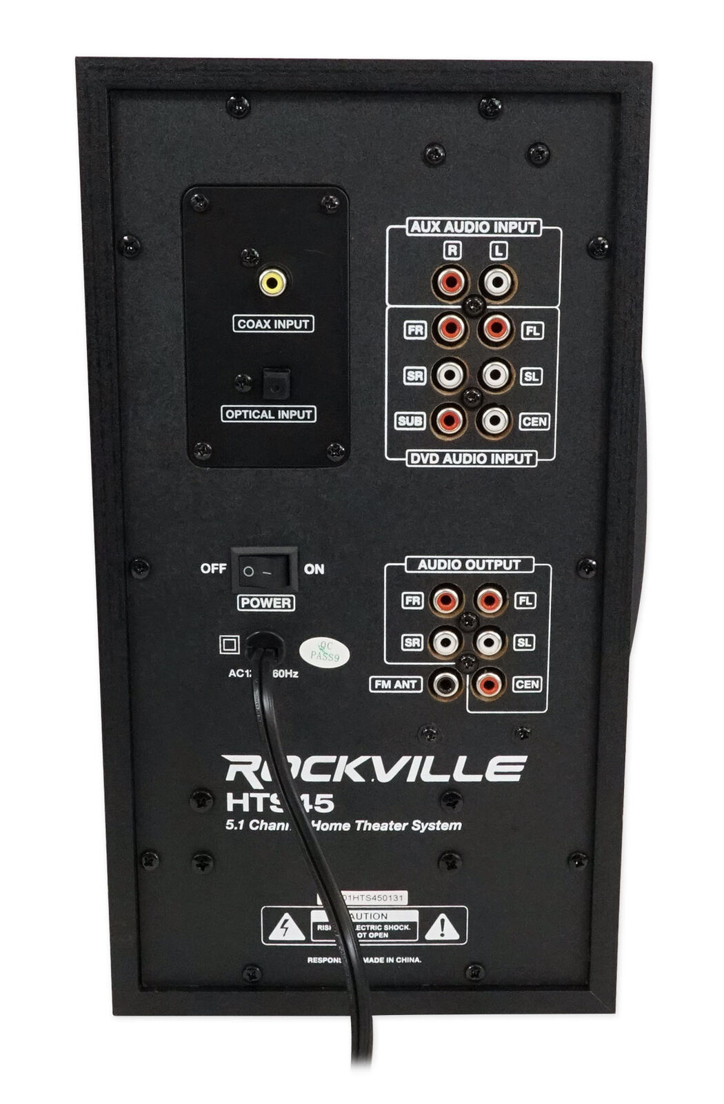 Rockville Bluetooth 5.1 Channel Home Theater Audio System