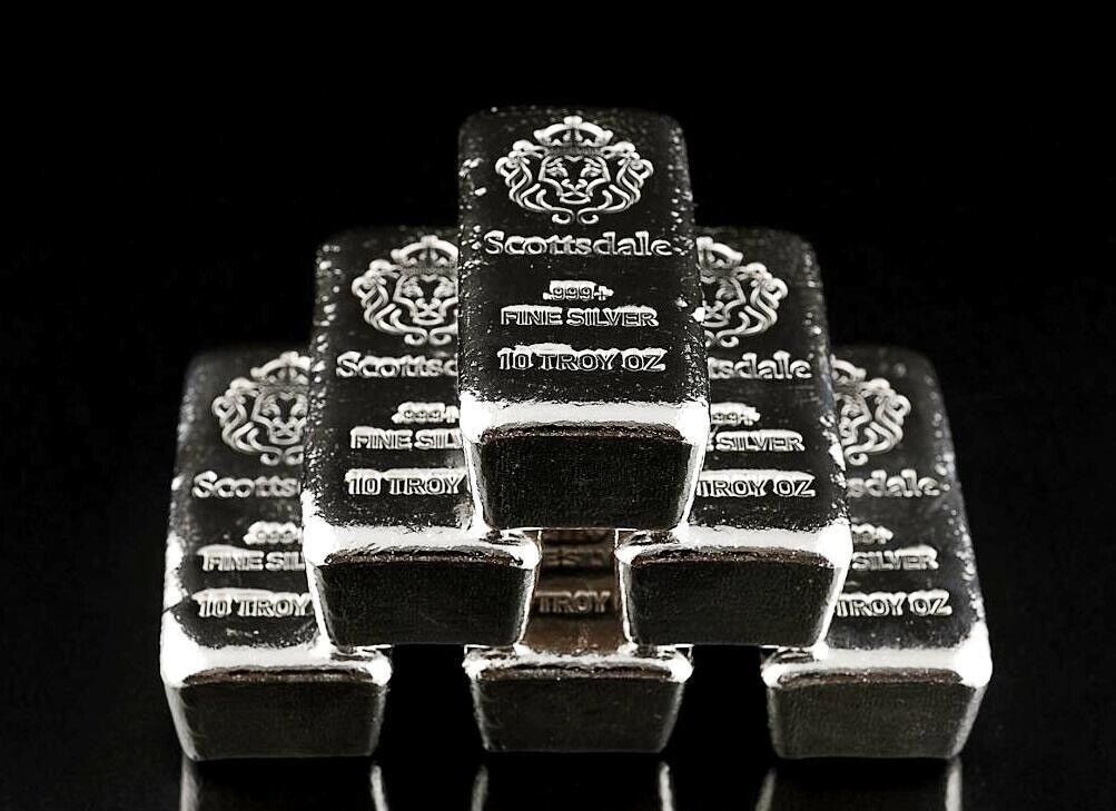 Scottsdale Mint 10 oz Silver Loaf Pour Chunky