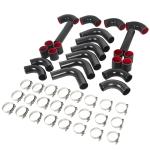 12Pcs 2.5" Turbo Aluminum Intercooler Piping Kit