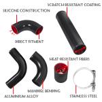 12Pcs 2.5" Turbo Aluminum Intercooler Piping Kit