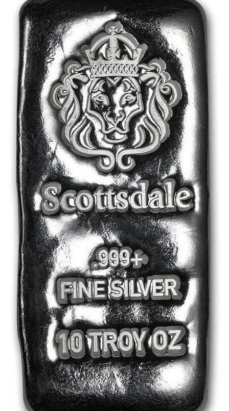Scottsdale Mint 10 oz Silver Loaf Pour Chunky