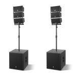 Proreck Club 8000 DJ Speakers with 18-inch Subwoofer