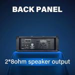 Proreck MX18 8-Channel Audio Mixer with Bluetooth