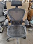 Herman Miller Aeron Chair with Adjustable Headrest