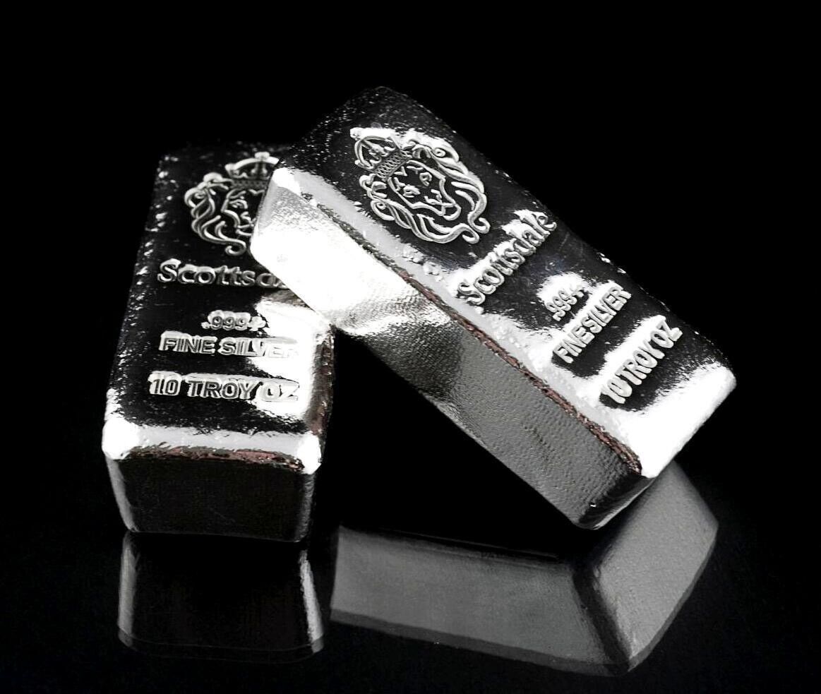 Scottsdale Mint 10 oz Silver Loaf Pour Chunky