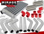 Turbo Charger Aluminum Intercooler Pipe Kit 31"x12