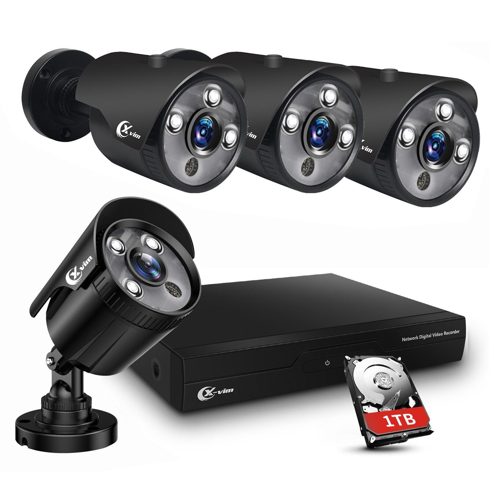 VIP Outdoor Security Camera System Night Vision DVR