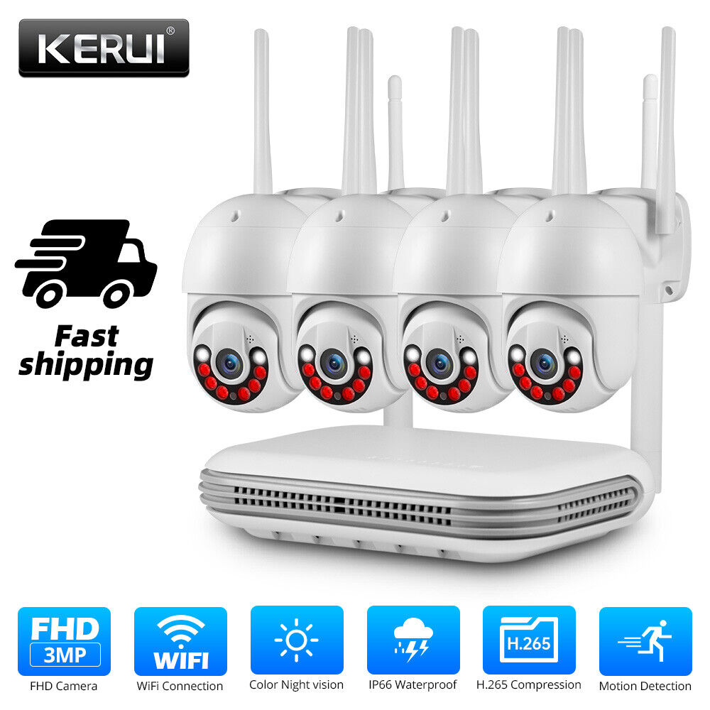 Outdoor WIFI CCTV IR Night Security Camera System