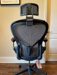 Herman Miller Aeron Chair Size C with Headrest