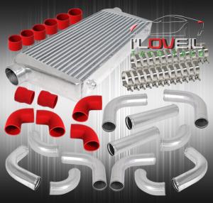 Turbo Intercooler Kit with Pipe and Couplers