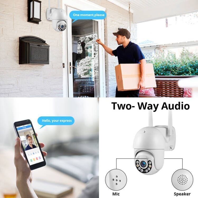 Outdoor WIFI CCTV IR Night Security Camera System
