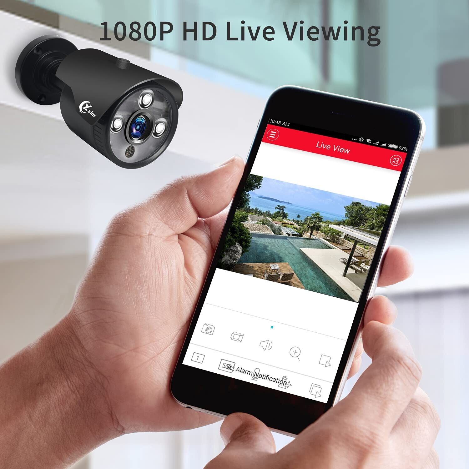 VIP Outdoor Security Camera System Night Vision DVR