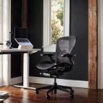 Herman Miller Aeron Chair - Graphite, Fully Adjustable