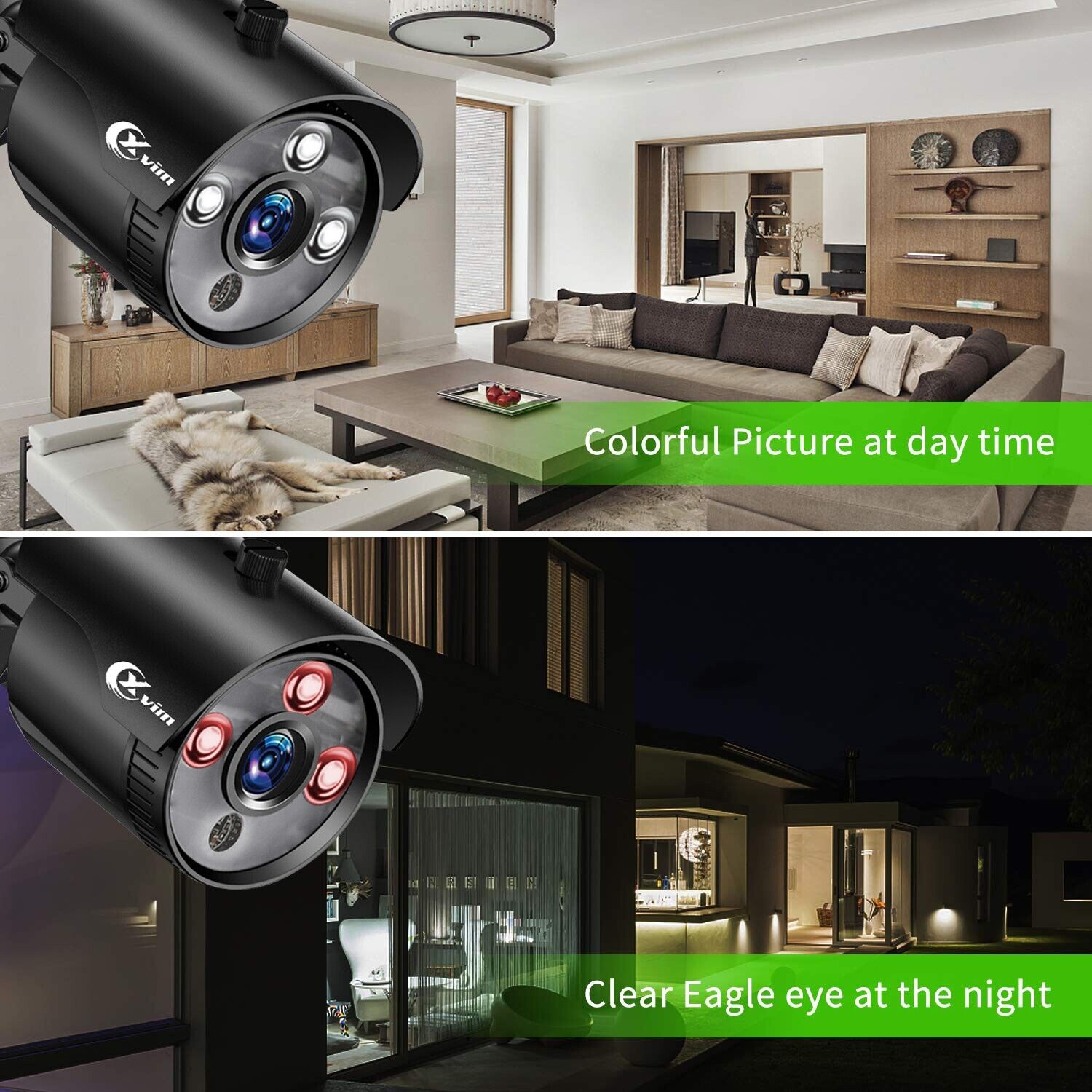 VIP Outdoor Security Camera System Night Vision DVR