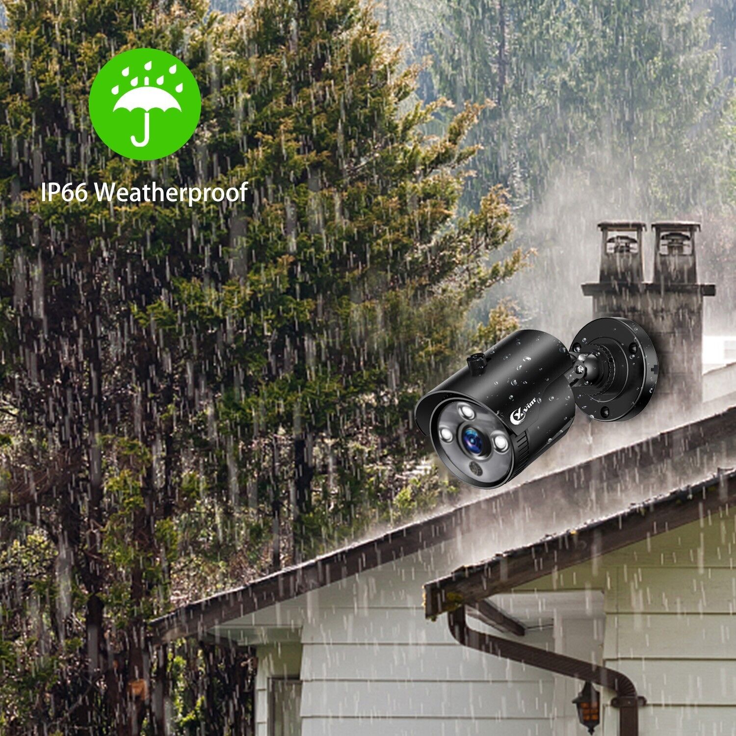 VIP Outdoor Security Camera System Night Vision DVR