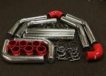 Chrome Turbo Intercooler Piping Kit with Couplers