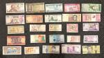 25 Different Country Banknotes - Foreign Currency Collection