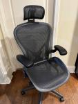 Herman Miller Aeron Chair with Headrest - Size C