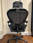 Herman Miller Aeron Chair with Headrest - Size C
