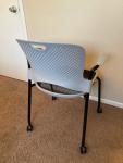Herman Miller Caper Stacking Chairs - Fog/Black