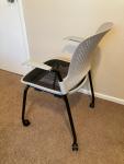 Herman Miller Caper Stacking Chairs - Fog/Black