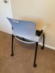 Herman Miller Caper Stacking Chairs - Fog/Black
