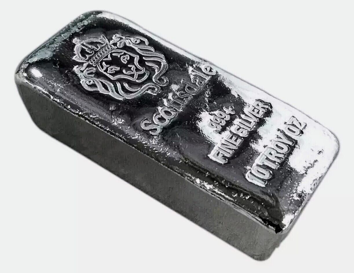 Scottsdale Mint 10 oz Silver Loaf Pour Chunky