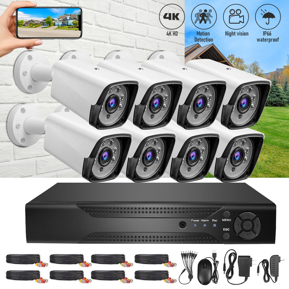 8CH H.265+ 5MP Lite DVR 1080P Camera System
