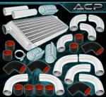 Turbo Aluminum Front Mount Intercooler with Piping Kit