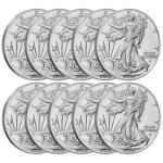 2026 American Silver Eagle Coin - Lot of 10