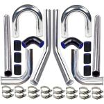 Universal 2.5" Aluminum Turbo Intercooler Piping Kit