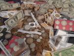 20-Piece Coin Lot: Silver, Gold, Currency, Gems